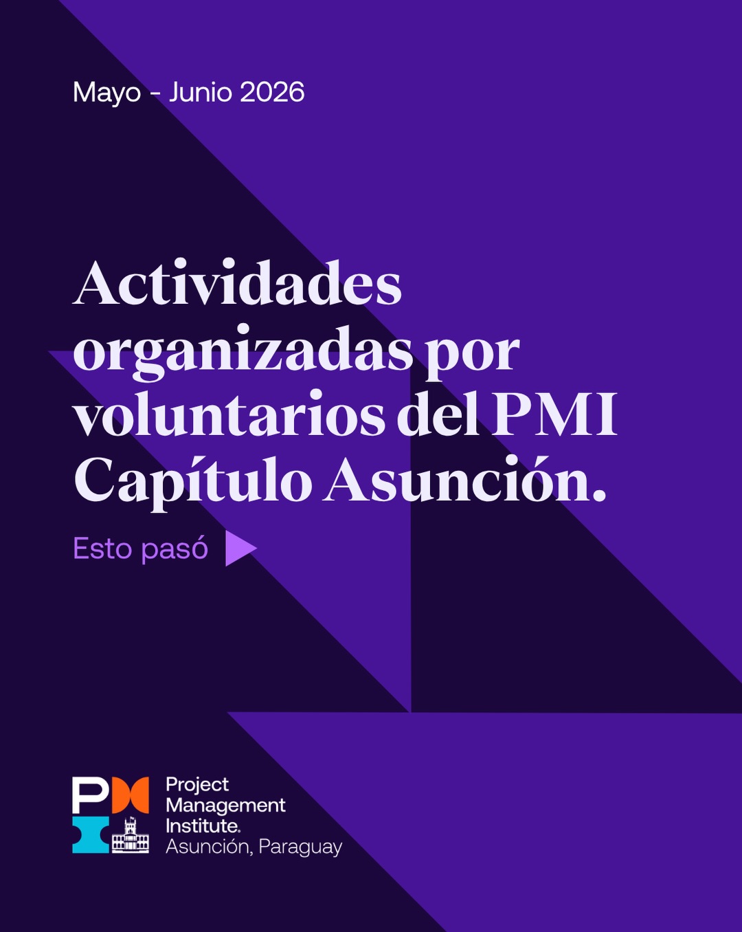 Actividades presenciales del capítulo en mayo y junio